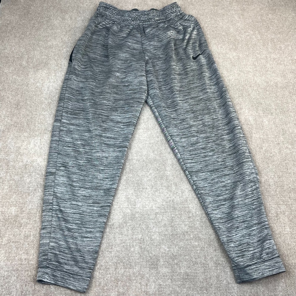 Nike Spotlight Jogger Pants Mens Large Gray Dri Fit Drawstring Waist Athleisure